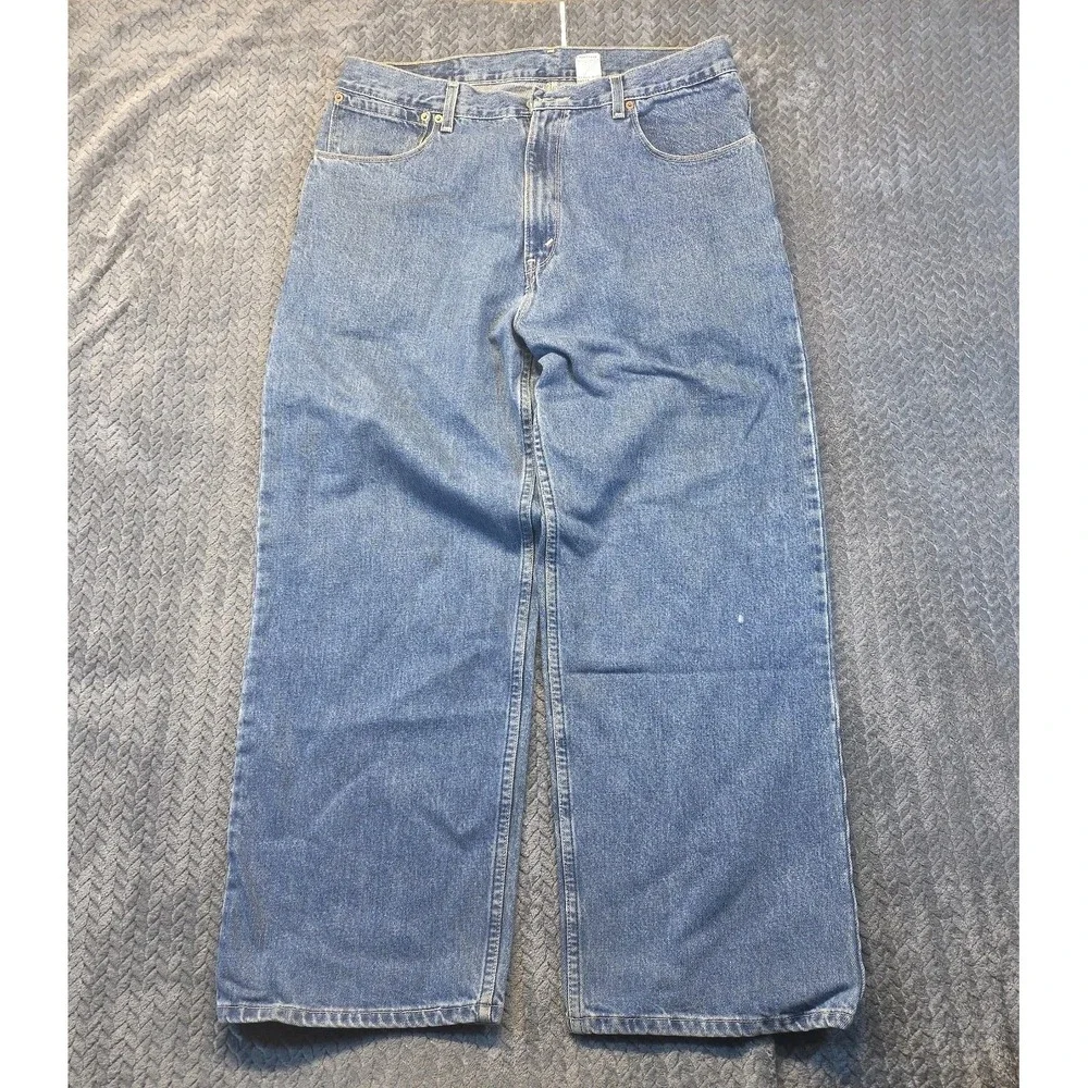 Vintage Y2K Levi's 579 Baggy Fit Jeans Mens 36x30 Blue Skater Wide Leg 2001